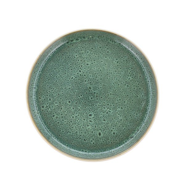 Biely/zelený dezertný tanier z kameniny ø 21 cm Gastro White/Green – Bitz