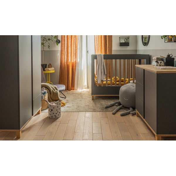 Sivá komoda Vox Altitude, výška 85 cm-image-1