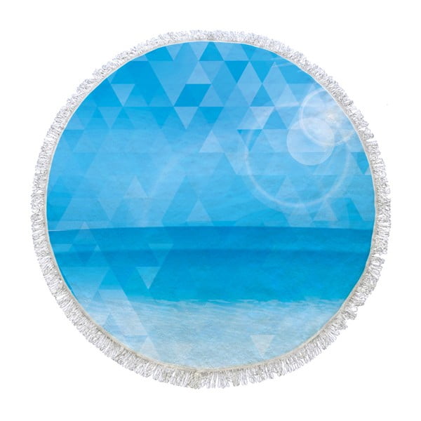 Okrúhla osuška Sparkling Sea, ⌀ 150 cm