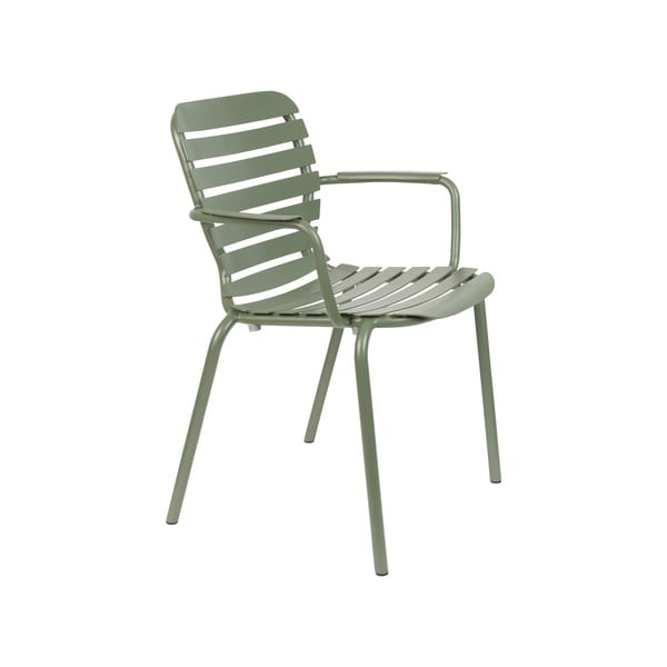 Svetlozelené kovové záhradné stoličky v súprave 2 ks Vondel – Zuiver-image-2