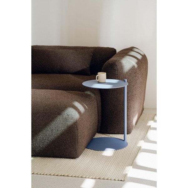 Oceľový okrúhly odkladací stolík 41x40 cm Ande – noo.ma-image-1