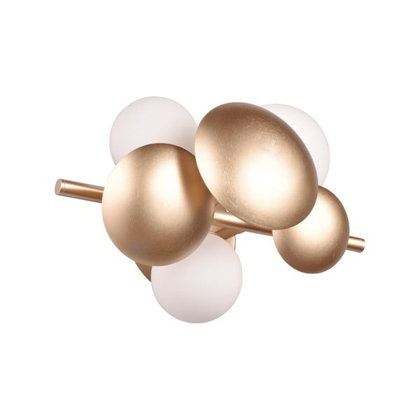 Nástenné svietidlo v zlato-bielej farbe Bubble – Trio Select-image-2