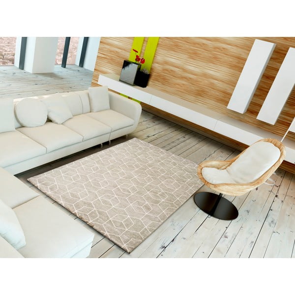 Hnedý koberec Universal Opus, 160 × 230 cm