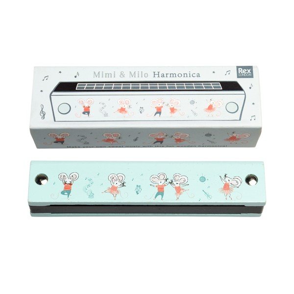 Hudobná hračka Harmonica Mimi and Milo – Rex London-image-3