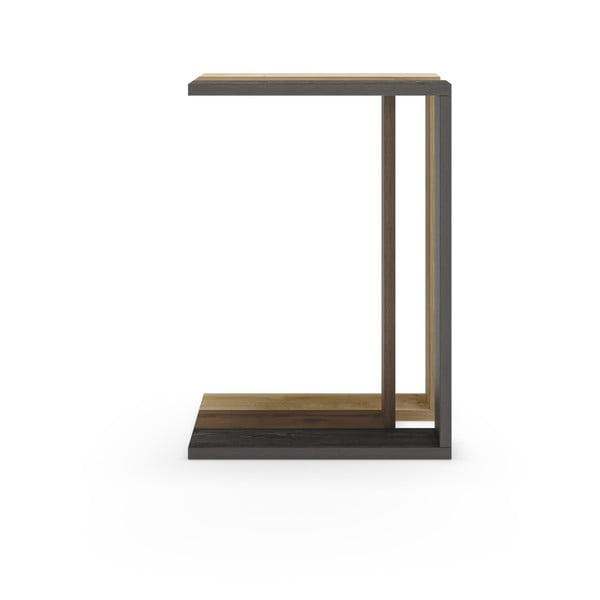 Odkladací stolík v dekore duba 40x30 cm Macha – Marckeric-image-4