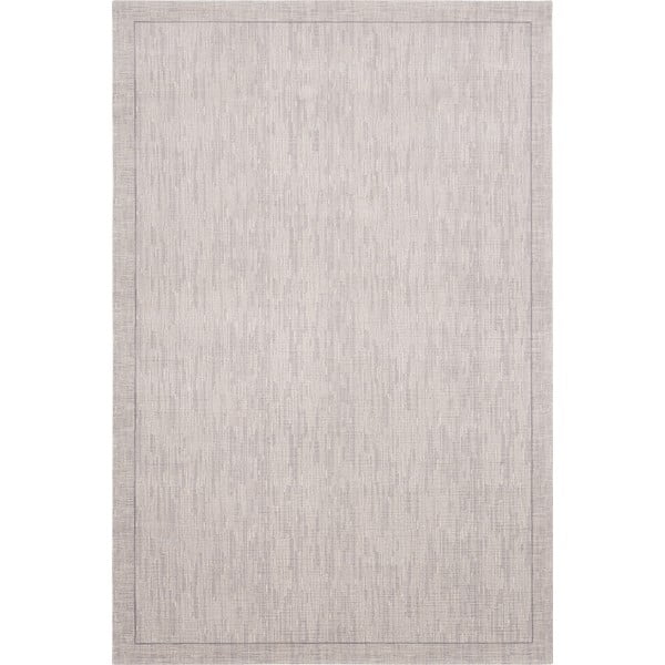 Béžový vlnený koberec 133x180 cm Linea – Agnella