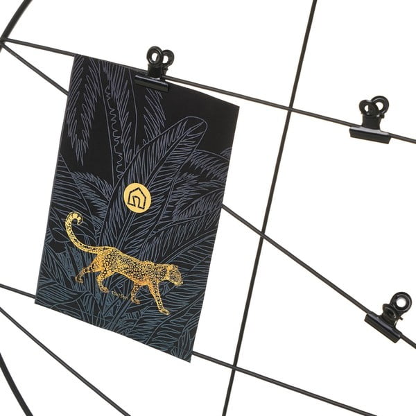 Súprava 2 čiernych kovových stojanov na fotky Casa Selección-image-2