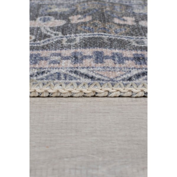 Zelený umývateľný behúň s prímesou recyklovaných vlákien 60x230 cm Windsor – Flair Rugs-image-4