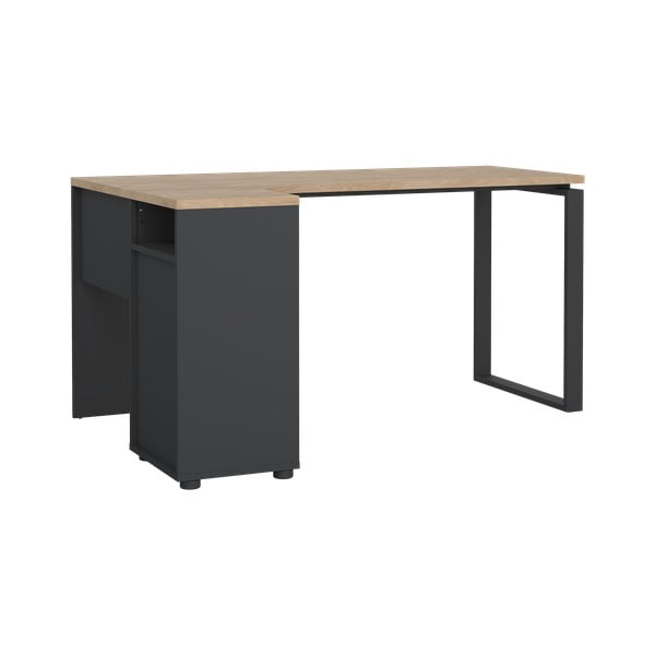 Pracovný stôl s doskou v dubovom dekore 100x150 cm Sign – Tvilum-image-3