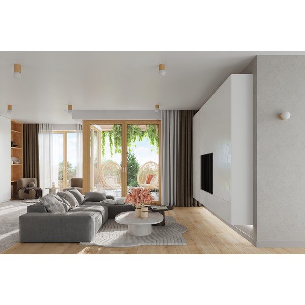 Biele/v prírodnej farbe stropné svietidlo so skleneným tienidlom ø 12 cm Surtur – Sollux-image-4