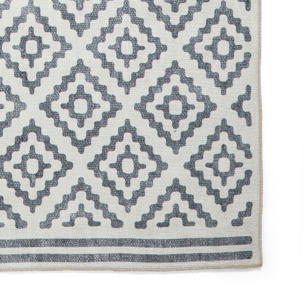 Sivý prateľný behúň 76x230 cm Coral Grey – Think Rugs-image-4