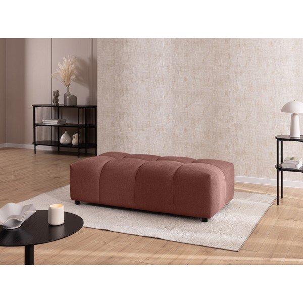 Podnožka v terakotovej farbe Albane  – Ropez-image-1