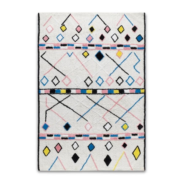 Farebný koberec z bavlny HF Living Morocco, 140 × 200 cm