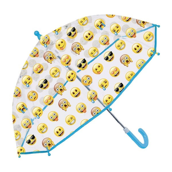 Detský dáždnik  Perletti Emoji Blue
