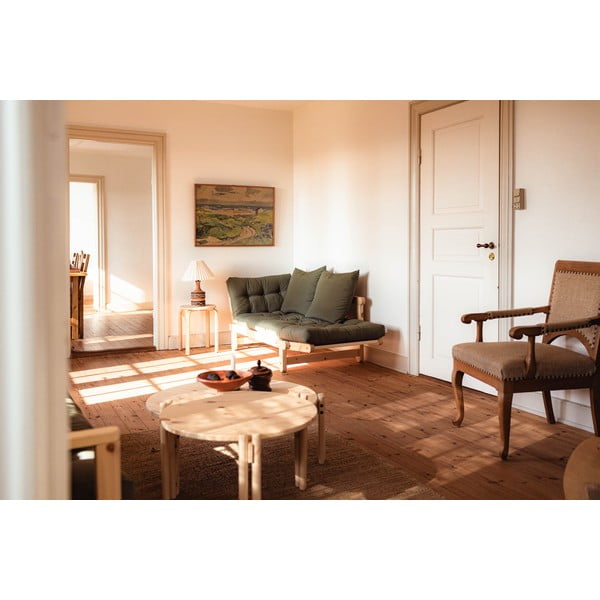 Okrúhly konferenčný stolík z borovicového dreva v prírodnej farbe ø 60 cm Sticks – Karup Design-image-4