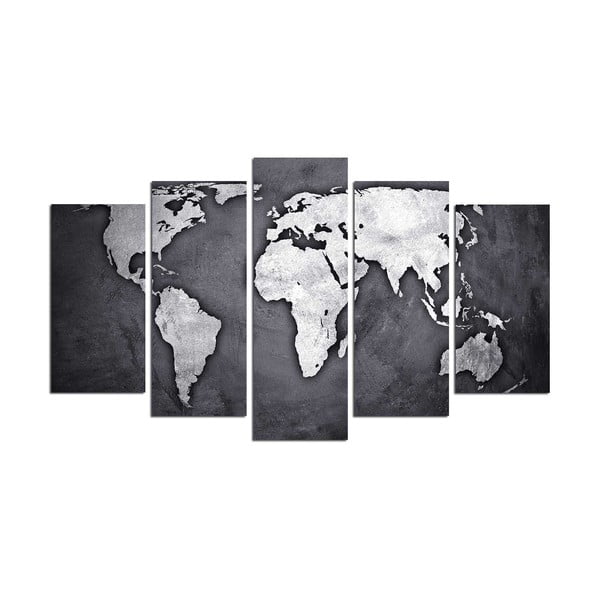 Viacdielny obraz Abstract World, 110 × 60 cm