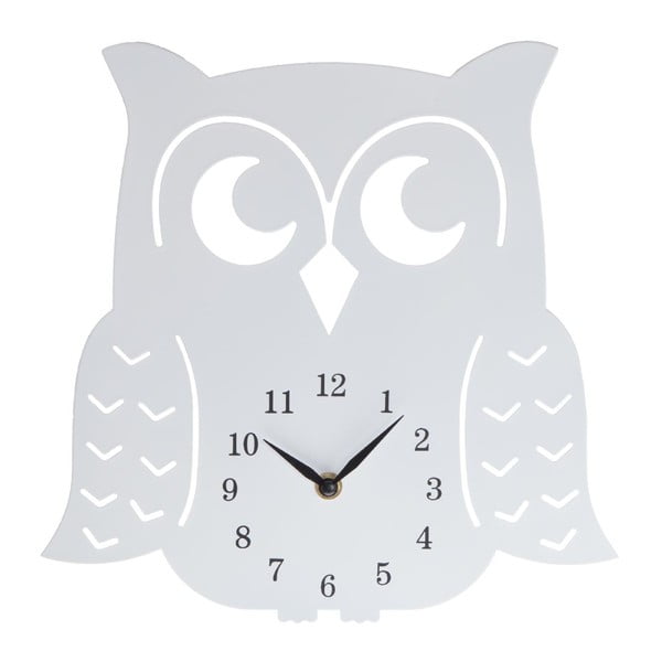 Drevené hodiny Clock Owl, 30 cm