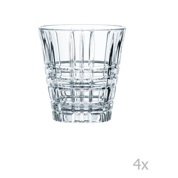 Sada 4 pohárov z krištáľového skla Nachtmann Square Tumbler, 260 ml