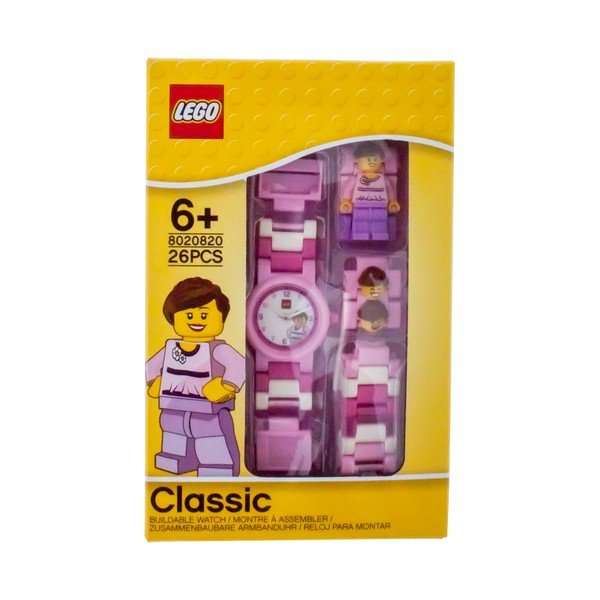 Ružové hodinky s figúrkou LEGO® Classic-image-4