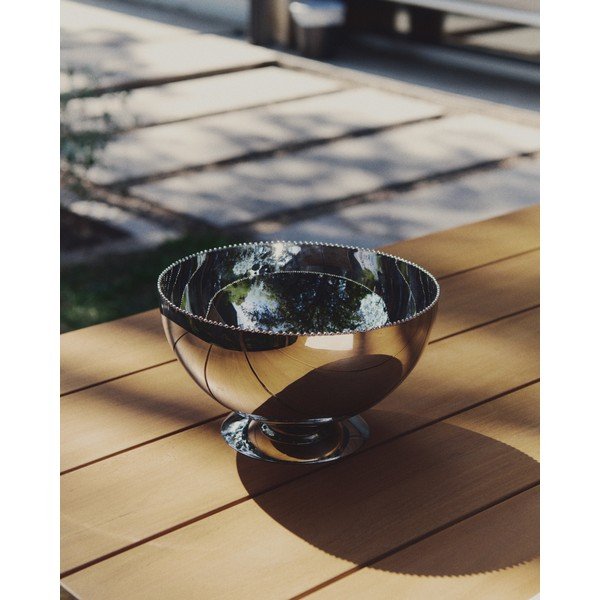 Misa z nehrdzavejúcej ocele v striebornej farbe ø 25,5 cm Nirela – Kave Home-image-3