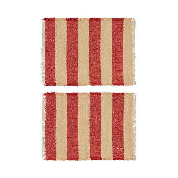 Prestieranie 2 ks z bio bavlny 36x48 cm Toppu – OYOY Living Design