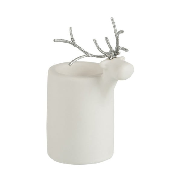 Porcelánový svietnik J-Line Reindeer Xmas