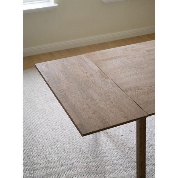 Prídavná doska k jedálenskému stolu z dubového dreva 95x45 cm Clapperton – Rowico-image-2