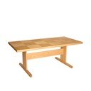 Jedálenský stôl v dekore duba 95x195 cm Skak – Hübsch