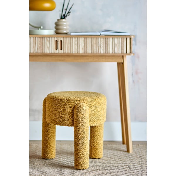 Okrovožltá čalúnená stolička Bruno – Bloomingville-image-1