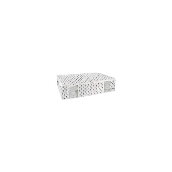 Biely úložný box Compactor Tropic L, 50 x 65 x 15,5 cm