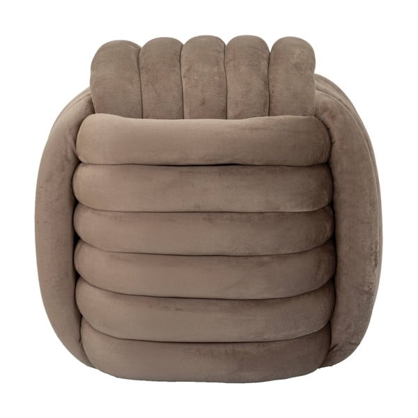 Sivohnedý zamatový taburet Softy – Mauro Ferretti-image-2