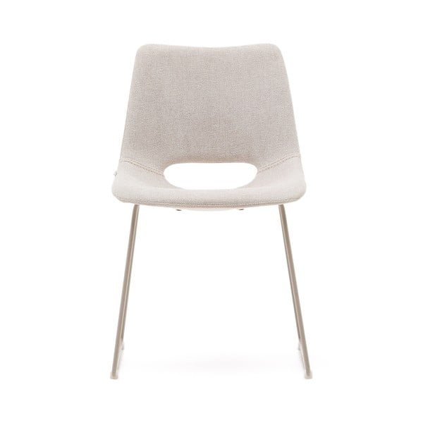 Béžová jedálenská stolička Zahara – Kave Home-image-3