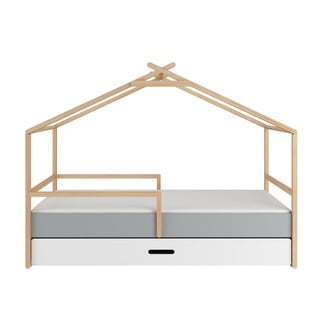 Detská posteľ z borovicového dreva BELLAMY TeePee, 90 x 200 cm