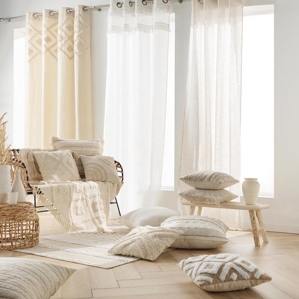 Bavlnený dekoračný vankúš 60x60 cm Atlas – douceur d'intérieur-image-2