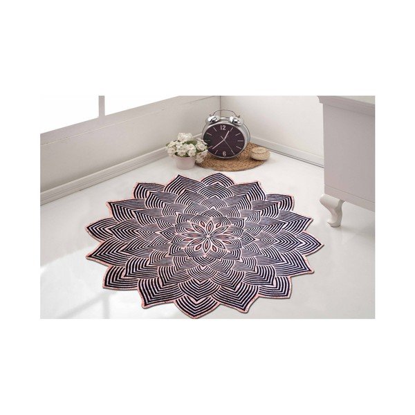 Koberec Vitaus Lismena, ⌀ 80 cm
