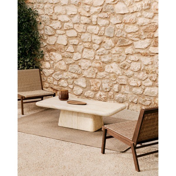 Béžový vnútorný a vonkajší koberec z recyklovaných vlákien 160x230 cm Despas – Kave Home-image-1