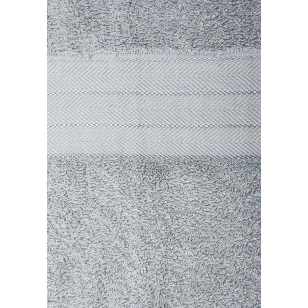 Svetlosivé froté bavlnené uteráky v súprave 4 ks 50x100 cm – Good Morning-image-1