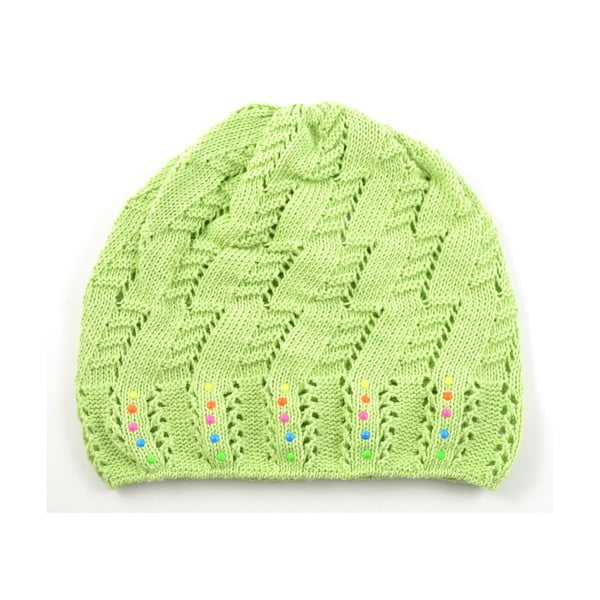 Dievčenská čapica Cuki, zelená