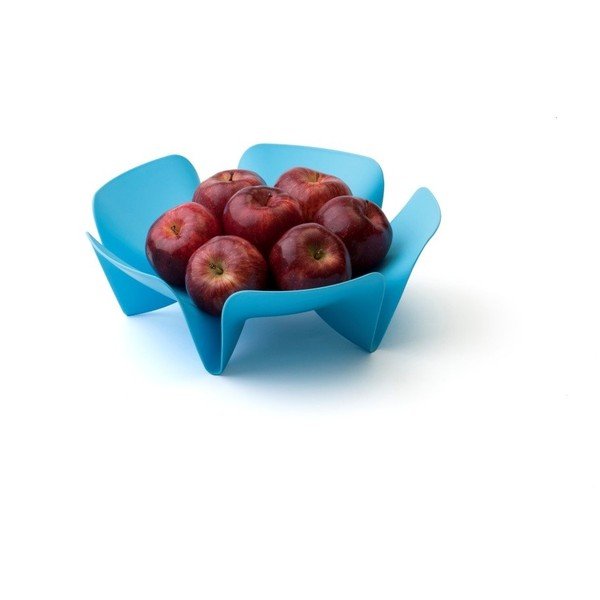 Malá modrá misa na ovocie Qualy Flower Fruit Tray-image-1