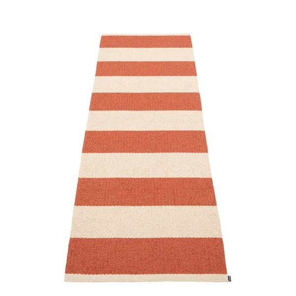 Vnútorný a vonkajší behúň v tehlovo-krémovej farbe 70x225 cm Bob Brick – Pappelina