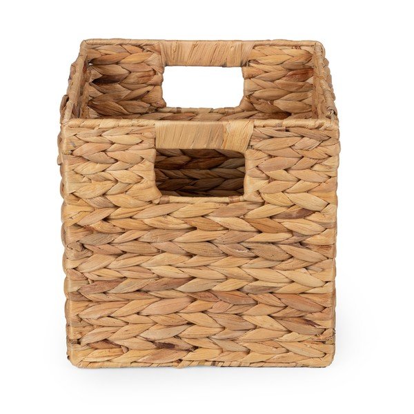 Košík z vodného hyacintu 24x24x24 cm – Compactor-image-3