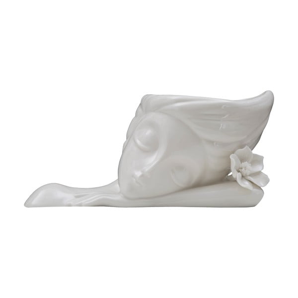 Biela porcelánová váza Mauro Ferretti Sleepy Woman
