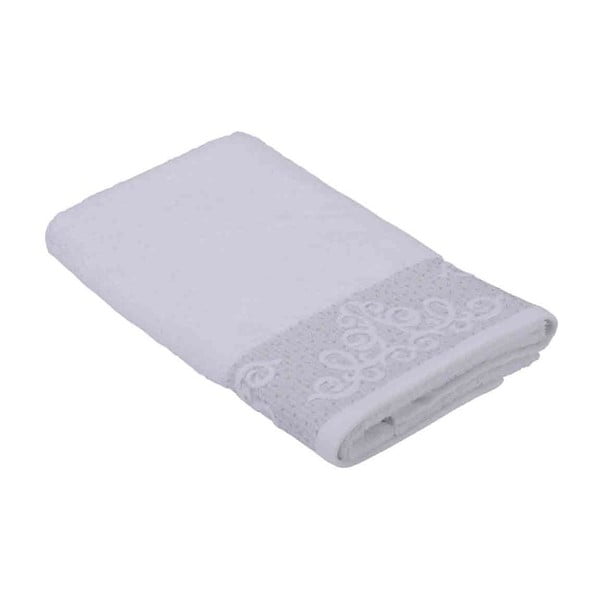 Svetlozelený uterák z bavlny Bella Maison Lace, 30 × 50 cm