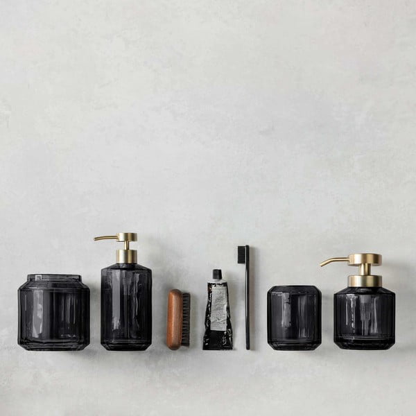 Čierny sklenený téglik na zubné kefky Vision – Mette Ditmer Denmark-image-4