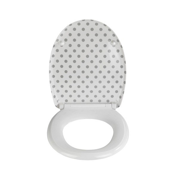 WC sedadlo s jednoduchým zatváraním Wenko Punto, 45 × 38 cm-image-2