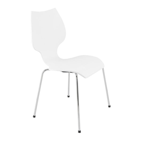 Biela jedálenská stolička Kokoon Design Elipse