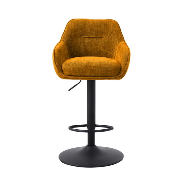 Oranžové barové stoličky v súprave 2 ks (výška sedadla 69 cm) Avola – Unique Furniture-image-2