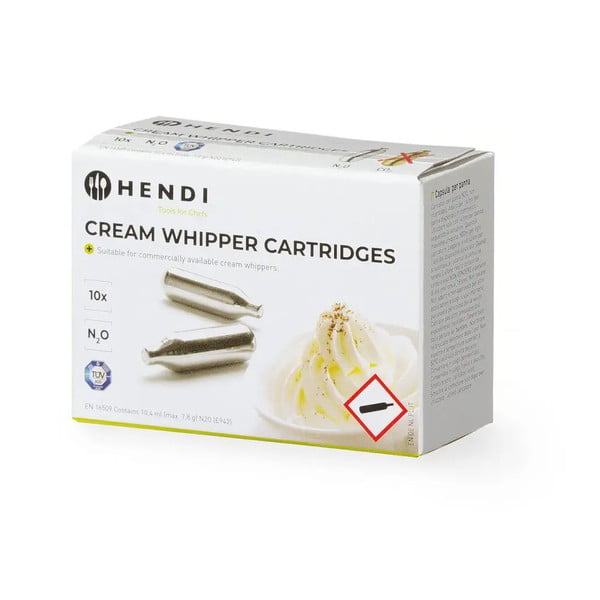 Súprava 10 bombičiek do šľahačkových fliaš Hendi-image-1