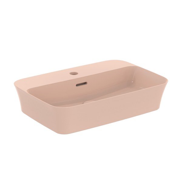 Svetloružové keramické umývadlo 55x38 cm Ipalyss – Ideal Standard