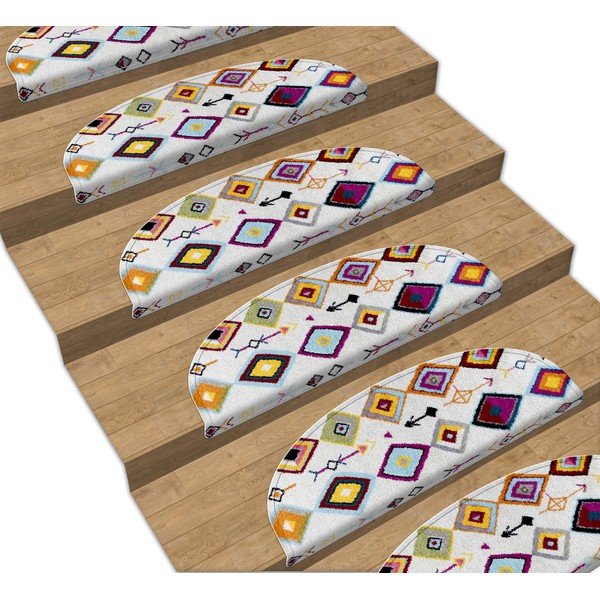 Nášľapy na schody v súprave 16 ks 65x20 cm Ethnic - Vitaus-image-1